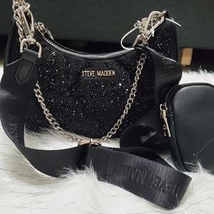 Stiven Madden Black Btamela Crossbody